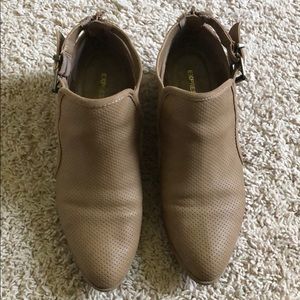 Express booties - light tan/cognac